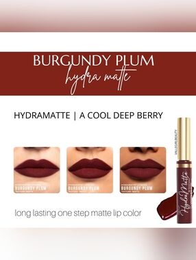 Burgandy Plum HydraMatte Lipsense Lip Color